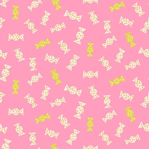 1/2 Yard -  Sugar Cone Flamingo - Candies - RS3065 12 by Kim Kight by Ruby Star Society