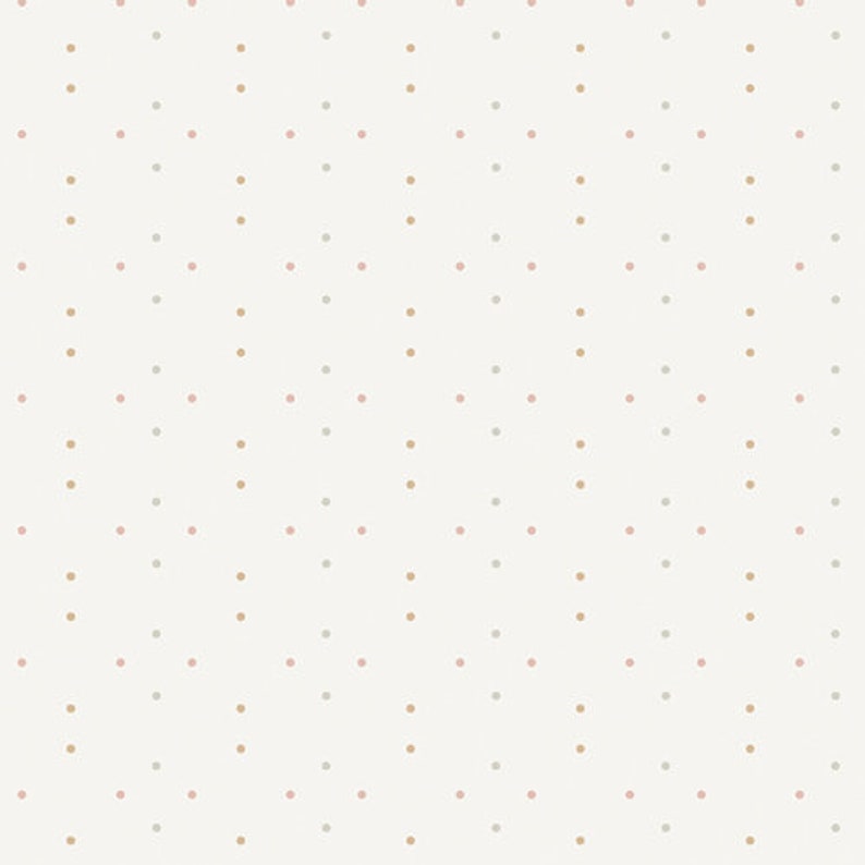 FUS-BL-1800- AGF Blush Dots 12 Yard Art Gallery Fabric -Dotted Veil Light Polka Dots