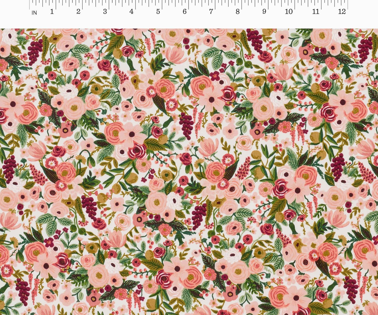 Garden Party Rifle Paper Co Fabric New 1/2 Yard Petite Etsy