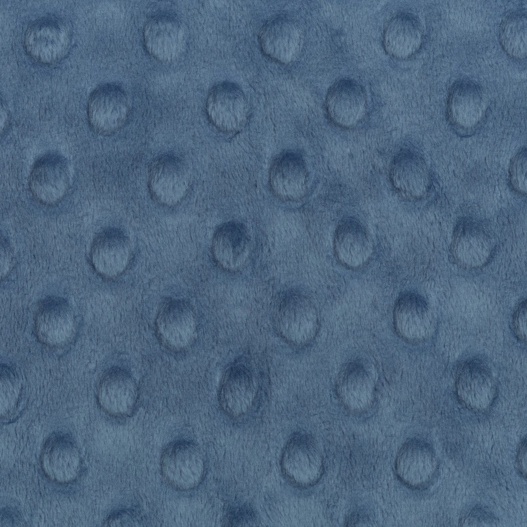 1/2 Yard - Minky Cuddle Dimple - Denim- Shannon Fabrics - Etsy