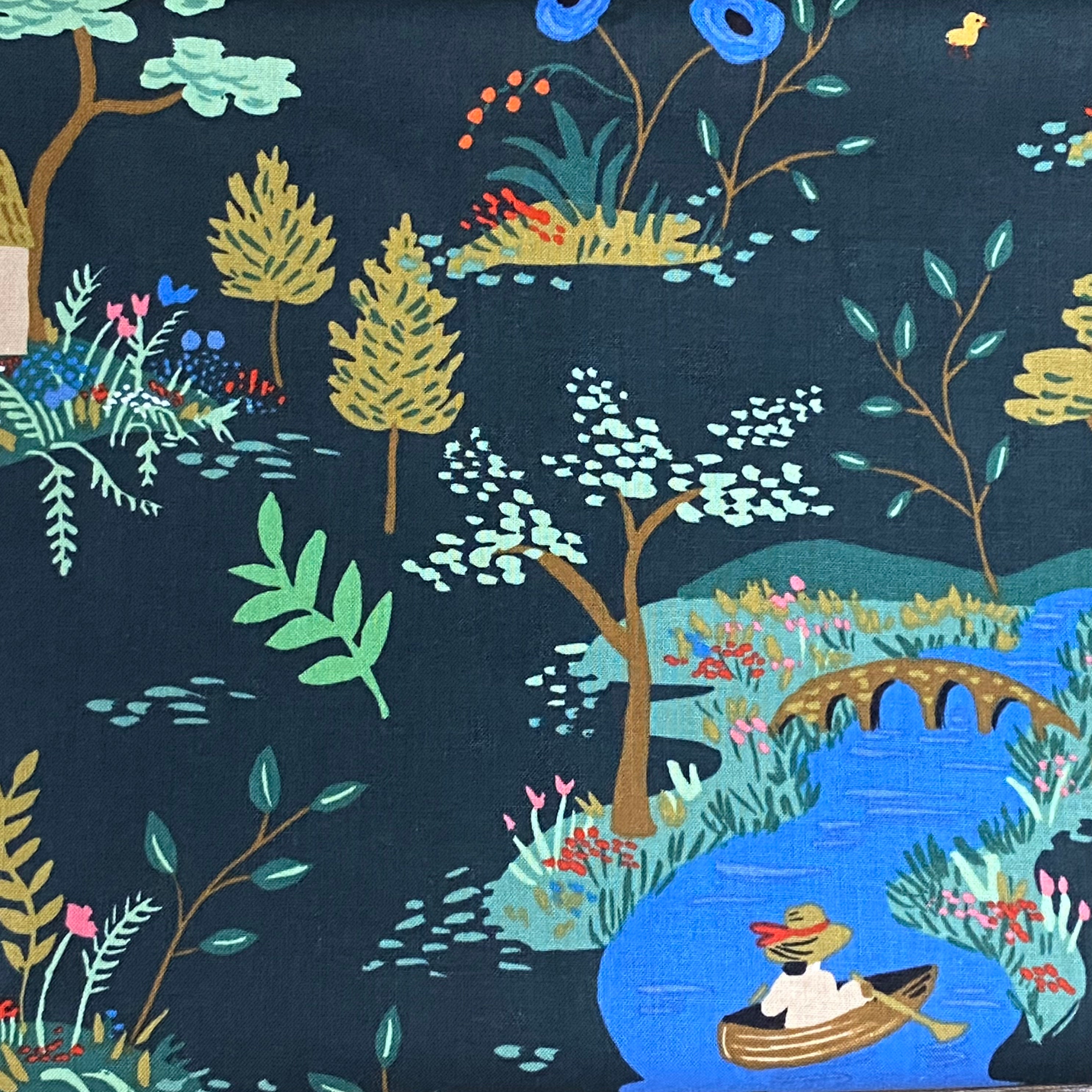 CANVAS Fabric Rifle Paper Co Fabric 1/2 Yard English Garden Etsy