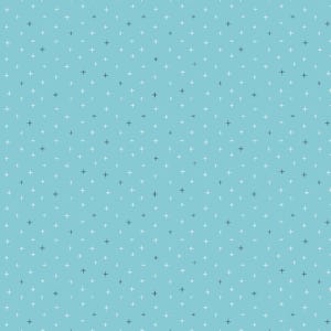 1/2 Yard - Cotton+Steel Basics - Be Positive - Serenity Fabric, CS108-SE17, Quilting Cotton
