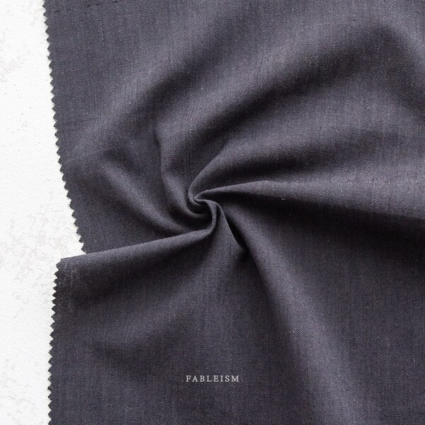 1/2 Yard - Fableism - Everyday Chambray Nocturne in Gravity | ECW-NOC-20-Gravity