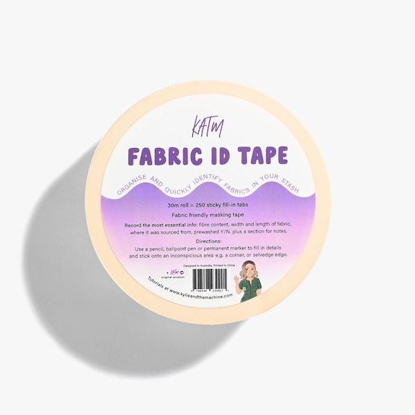 KATM Fabric ID Tape | 1 Tape Roll 30m - Kylie and the Machine