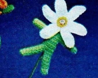 Crocheted Flower People Pattern Digital Download Vintage Crochet Pattern