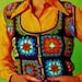 Bayou Town Store reviewed Crocheted Granny Squares Vest Digital Download Vintage Crochet Pattern