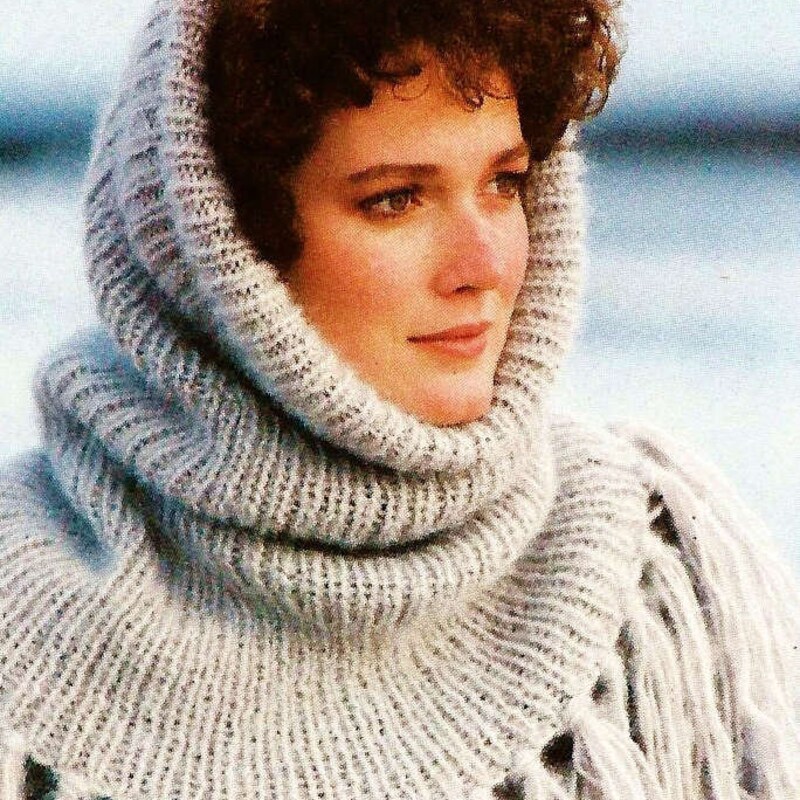 Cowl Hood Pattern Etsy