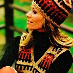 Knitted Dress and Hat Patterns Digital Download Vintage Knitting Pattern