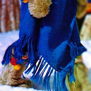 Knitted Poncho Pattern Digital Download Vintage Knitting Pattern