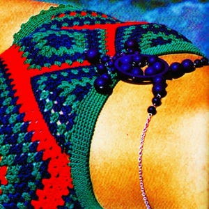 Crocheted Two Piece Swimsuit Pattern Digital Download Vintage Crochet Pattern