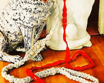 Macrame Dog and Cat Leash Patterns Digital Download Vintage Macrame Pattern
