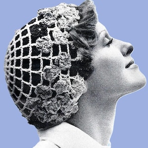 Modèles de chapeaux en maille au crochet, téléchargement numérique, motif au crochet vintage