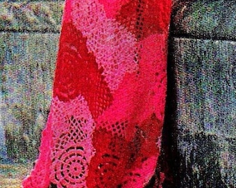 Crocheted Skirt Pattern Digital Download Vintage Crochet Pattern