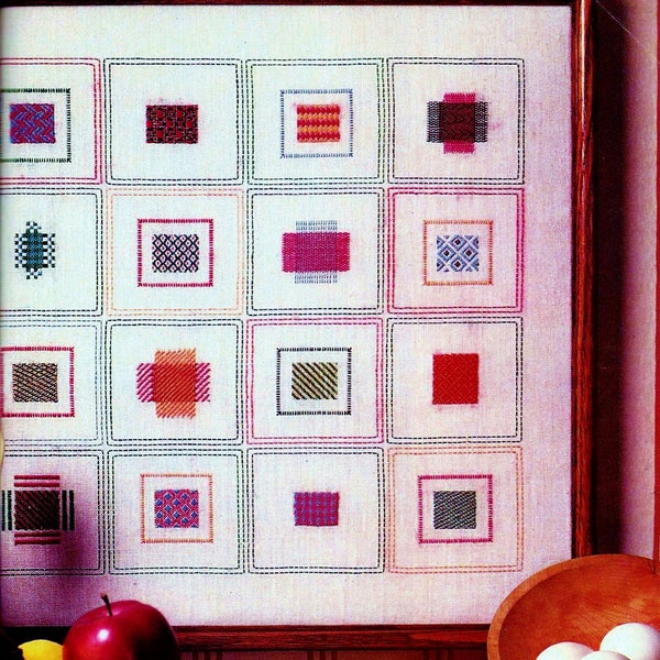 Darning Sampler Pattern Digital Download Vintage Embroidery Pattern