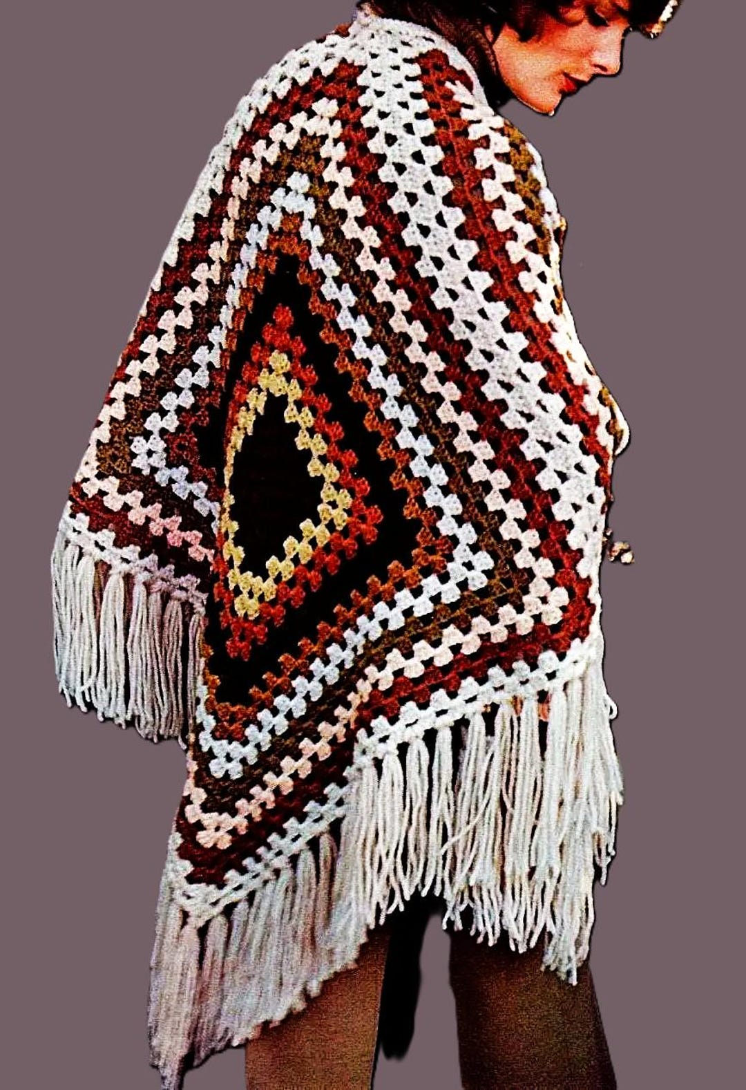 Uncinetto Scialli Eleganti Mantella Uncinetto Tutorial Scialle