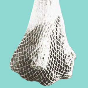 Crocheted Shopping Bag Pattern Digital Download Vintage Crochet Pattern