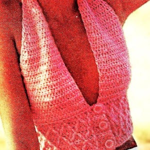 Crocheted Halter Top Pattern Digital Download Vintage Crochet Pattern