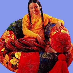 Vintage Coiled Cushion Sewing Instructions: Long Pillow Pattern (Digital Download)