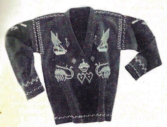 Knitted Portuguese Fisherman Sweater 