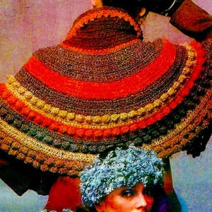 Crocheted Victorian Capelet Pattern Digital Download Vintage Crochet Pattern