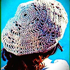 Crocheted Beret Hats Patterns Digital Download Vintage Crochet Pattern