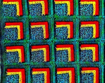 vintage ラグ マット カーペット ブランケット グラニースクエア vintage 特大ラグ マット カーペット ブランケット グラニースクエア