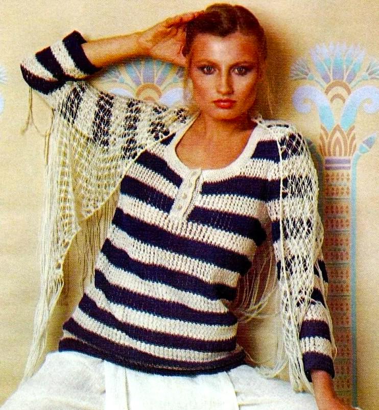 LMOOD ■ Crochet silk cotton henley neck half knit Frame Cotton & Silk Crochet-Knit Sweater | Saks Fifth Avenue