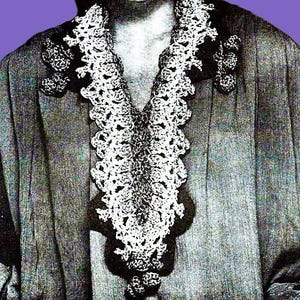 Crocheted Collar Pattern Digital Download Vintage Crochet Pattern