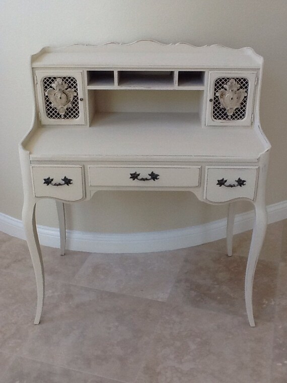 Items similar to SOLD Vintage French Provincial Secretary Desk