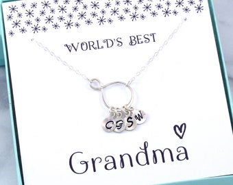 Grandma Necklace | Personalized Grandma Gifts | Grandma Birthday Gift | New Grandma Gift | Made in USA