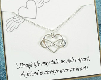 Friend Gift | Friendship Necklace | Long Distance Friendship | Friend Necklace | Friend Birthday Gift | For Friends | For Best Friend