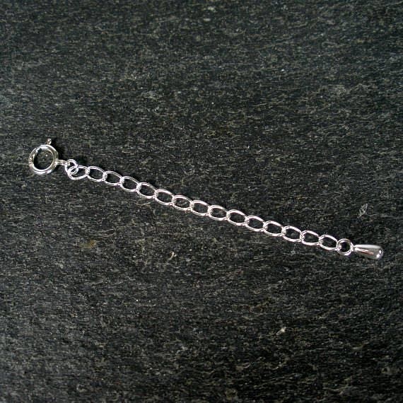 Sterling Silver Chain Extender for Necklace & Bracelet, Chain Adjuster –  Starring You Jewelry