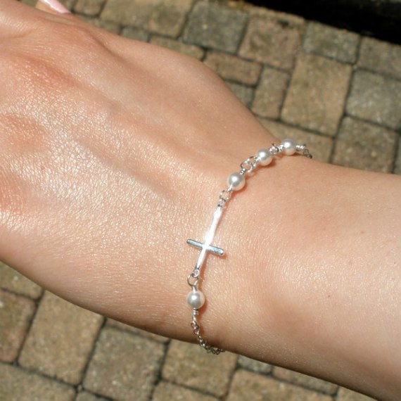 Baby hotsell cross bracelet