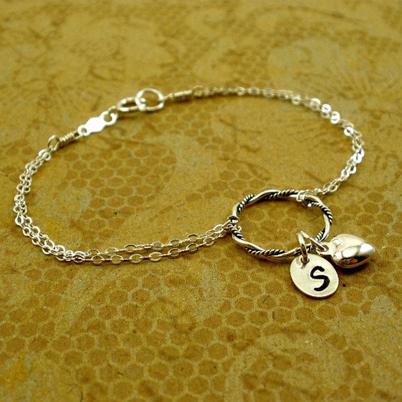 Sterling Silver Sister Bracelet Sister Infinity Bracelet - Etsy