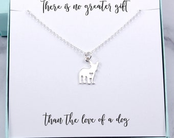 French Bulldog Pendant Necklace, sterling silver, Frenchie owner gift, dog lover birthday, pet heart charm jewelry, memorial remembrance