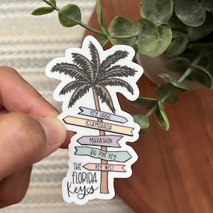 Florida Keys Sticker- Key West- Florida Keys Sticker- Florida Sticker- , Native, Florida Stickers- Islamorada Sticker- Marathon- Key Largo