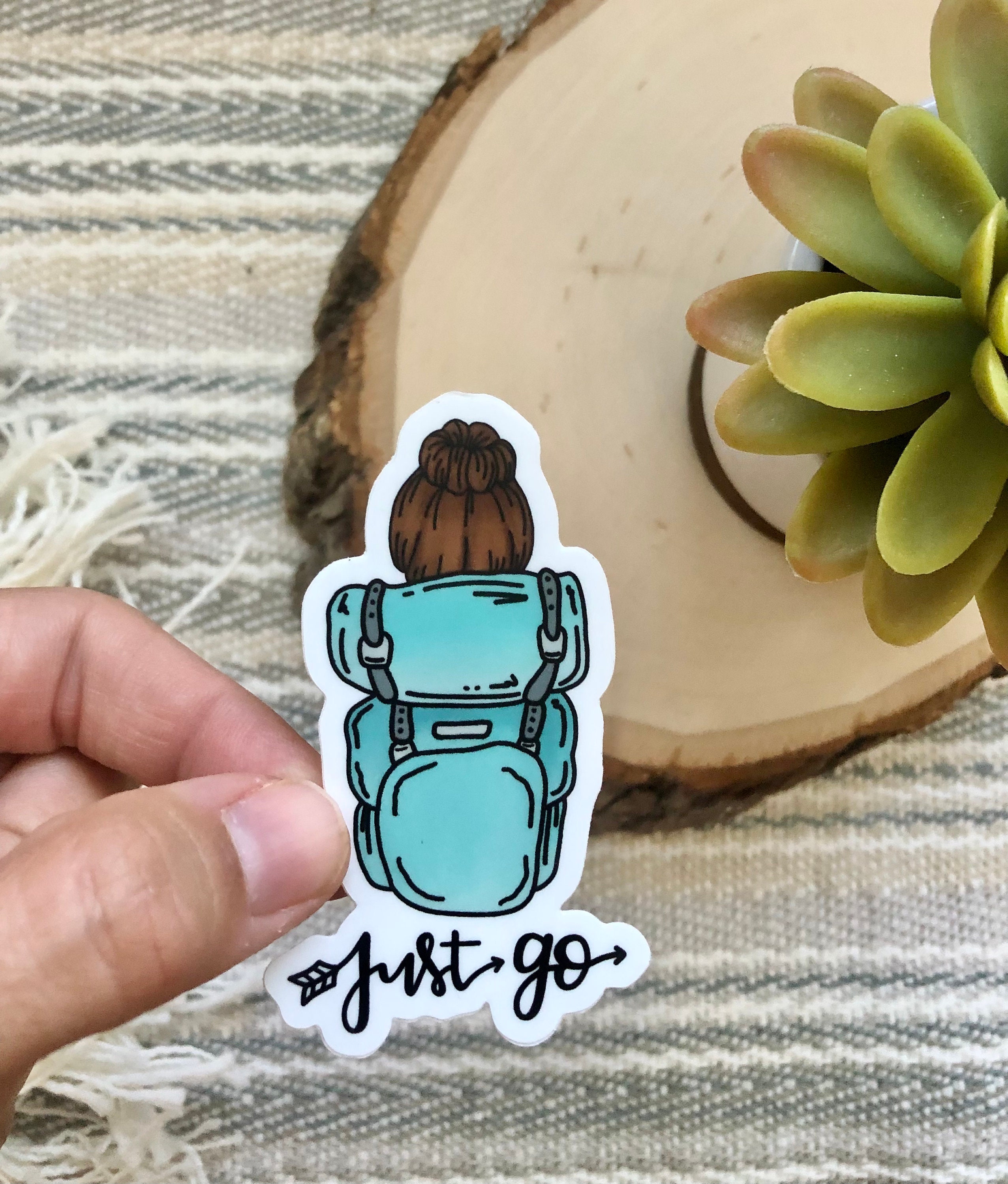 Just Go- Just Go Sticker- Explore Sticker- Travel Stickers- Seek Adve…