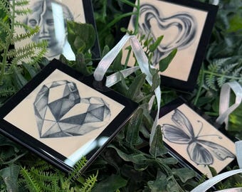 Tattooed Fake Skin Ornaments (VEGAN)