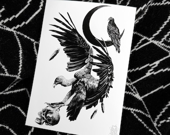 Vultures Art Print