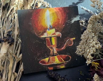 Chamberstick Acrylic Painting Print