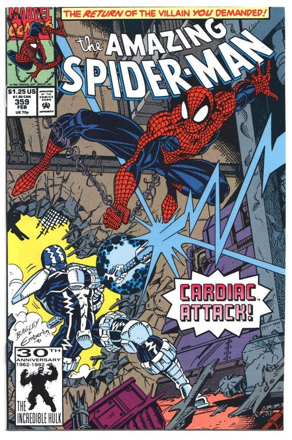 Spiderman # 26 USA, 1992 52 pages 30th anniversary special with silver holo