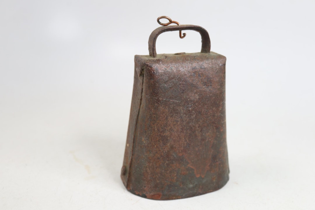 Antique Hand Made Cow Bell - Wind Chime - Ranch - Farm - Cow - Barn ...