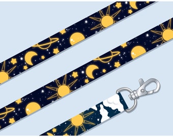 Sun Moon Star Lanyard