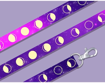 Lunar Phases Lanyard