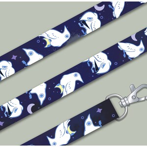 Familiar Ravens  Lanyard ( White Raven Variant)