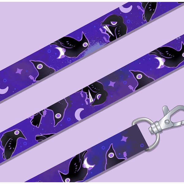 Familiar Raven Lanyard