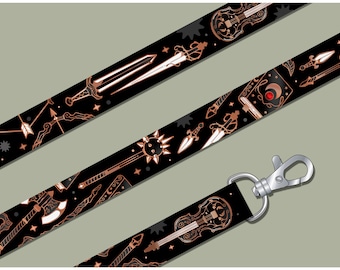 TTRPG Lanyard, TTRPG and LARP Weapons Design, Double Sided