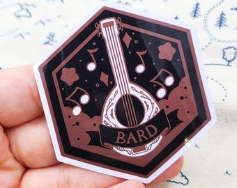 Bard TTRPG 3" Vinyl Sticker