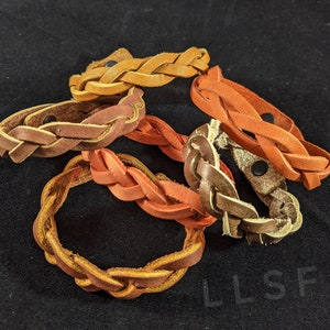 Mystery Braided Leather Bracelet image 1