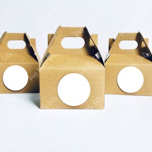 Mock Up Gable Box / Styled Stock Photography / Wedding Favor Mockup / High Res JPEG / Digital Download / Smart Object PSD / Kraft Box